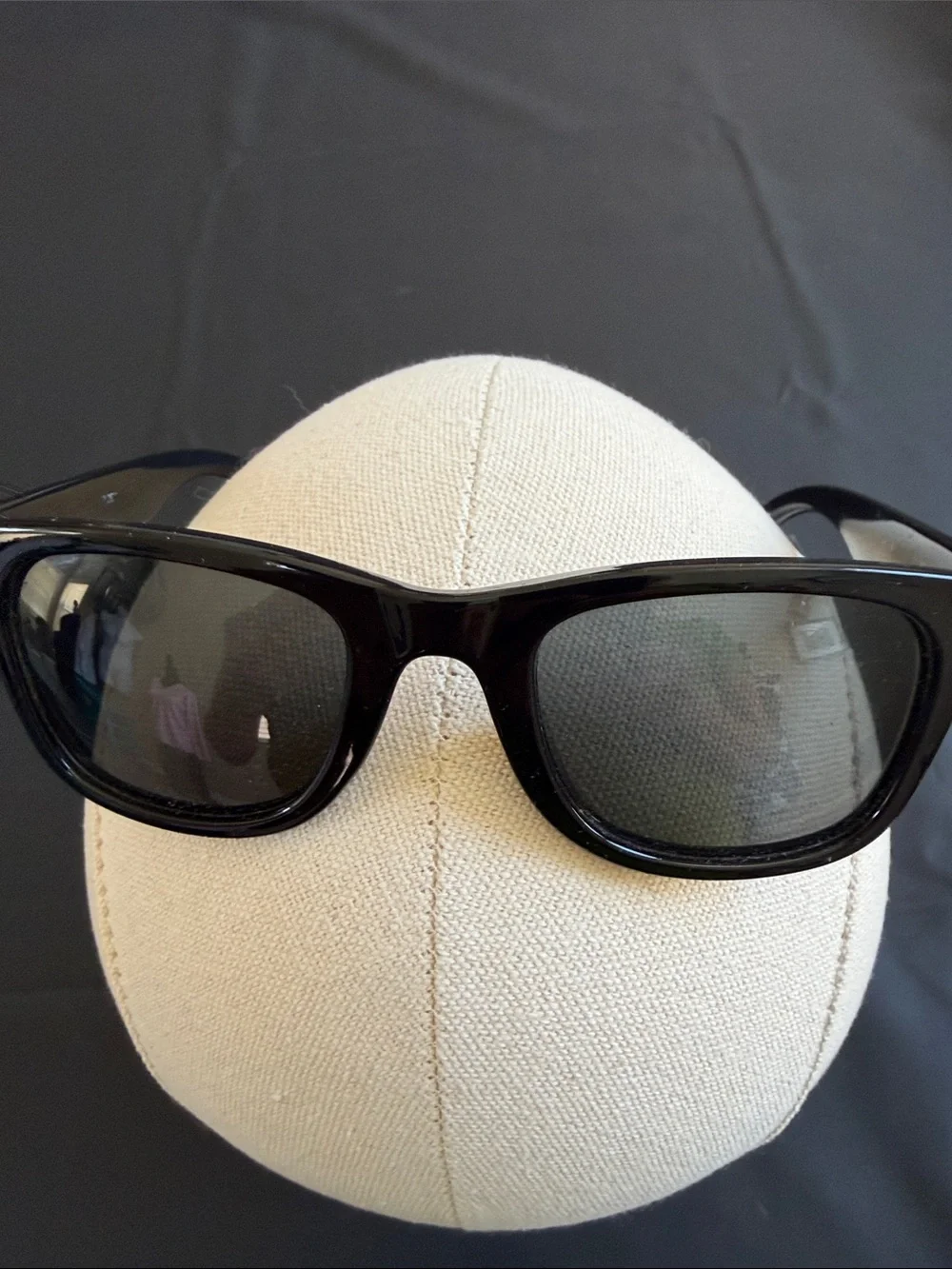 Foster Grant Black Wayfarer-Style Sunglasses Unisex